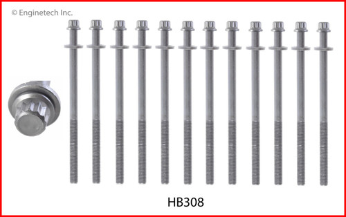 2015 Subaru Impreza 2.0L Engine Cylinder Head Bolt Set HB308.P20