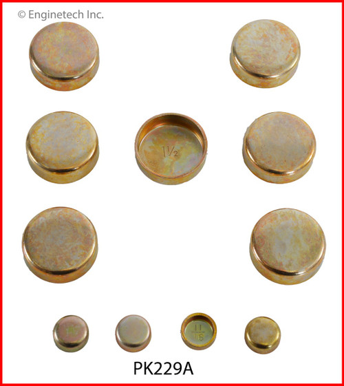 1989 Ford E-350 Econoline Club Wagon 7.3L Engine Expansion Plug Kit PK229A.P8