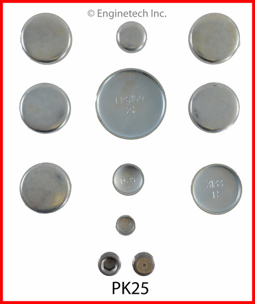 1985 Chevrolet Caprice 5.7L Engine Expansion Plug Kit PK25.P1189