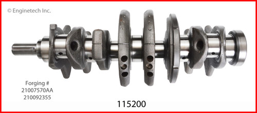 1999 Saturn SC2 1.9L Engine Crankshaft Kit 115200.P9