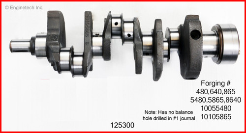 1990 GMC G1500 4.3L Engine Crankshaft Kit 125300.P131