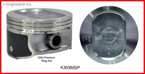 2005 Ford Freestar 4.2L Engine Piston and Ring Kit K3036(6).P128