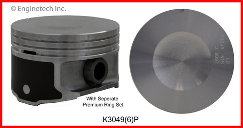 1999 Ford Windstar 3.8L Engine Piston and Ring Kit K3049(6).P48