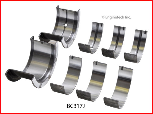 1991 GMC G2500 4.3L Engine Crankshaft Main Bearing Set BC317J.P1480 1991 GMC G2500 4.3L Engine Crankshaft Main Bearing Set BC317J.P1480