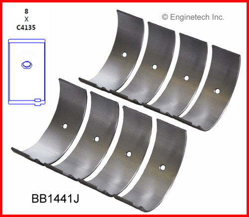 1992 Toyota Celica 2.2L Engine Connecting Rod Bearing Set BB1441.P20