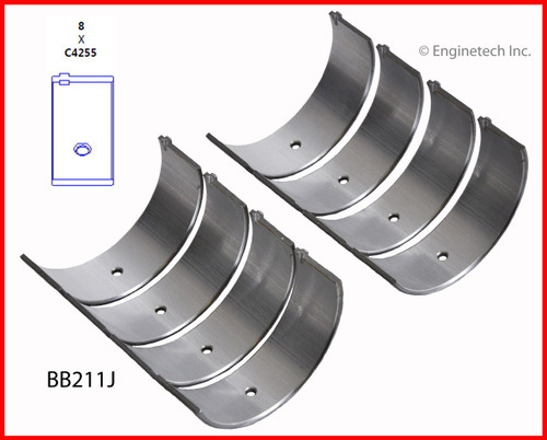 2001 Chevrolet Cavalier 2.4L Engine Connecting Rod Bearing Set BB211J.P81