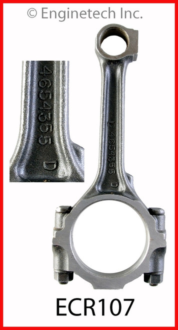 1991 Chrysler New Yorker 3.3L Engine Connecting Rod ECR107.P9