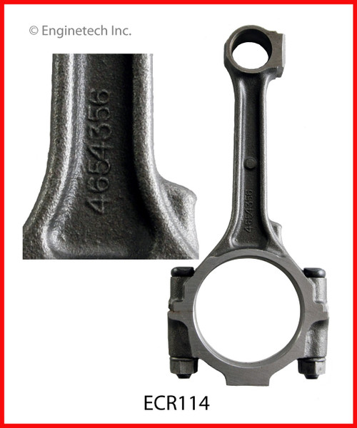 1991 Chrysler Imperial 3.8L Engine Connecting Rod ECR114.P1