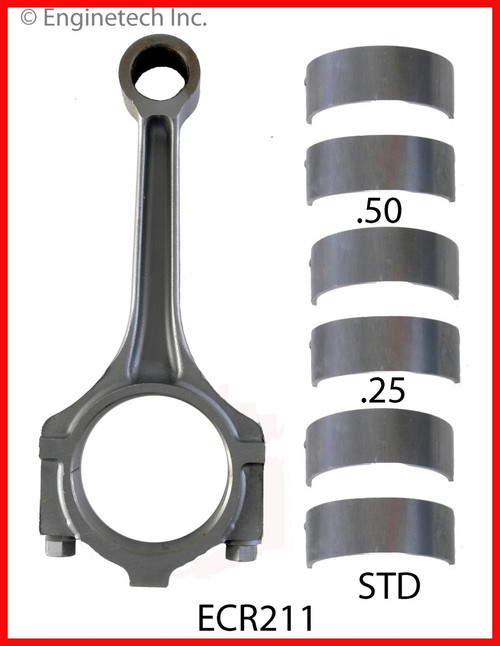 2004 Ford Mustang 4.6L Engine Connecting Rod ECR211.P86