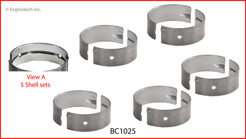 Crankshaft Main Bearing Set - 1992 Plymouth Colt 1.8L (BC1025.A6)