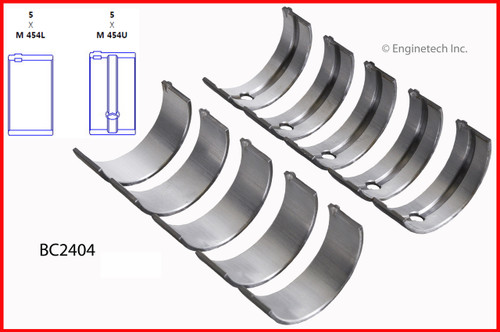 Crankshaft Main Bearing Set - 1990 Suzuki Swift 1.3L (BC2404.C30)