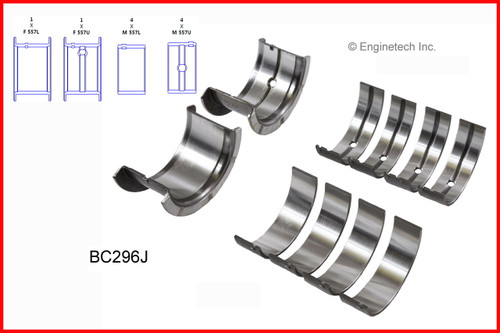Crankshaft Main Bearing Set - 1989 GMC C2500 5.0L (BC296J.M12762)