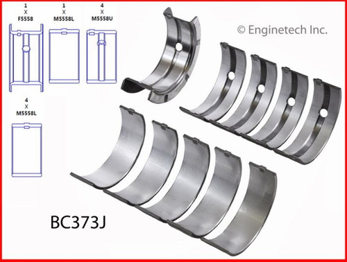 Crankshaft Main Bearing Set - 1988 Ford EXP 1.9L (BC373J.G68)