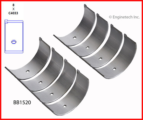 Connecting Rod Bearing Set - 1990 Honda Prelude 2.0L (BB1520.B15)