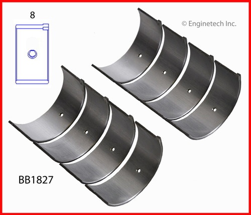 Connecting Rod Bearing Set - 1993 Mitsubishi Eclipse 2.0L (BB1827.D33)