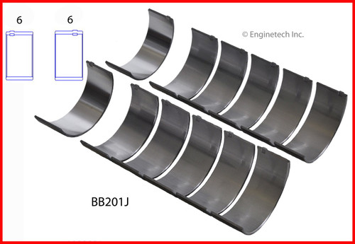 Connecting Rod Bearing Set - 2007 Dodge Ram 3500 5.9L (BB201J.E45)