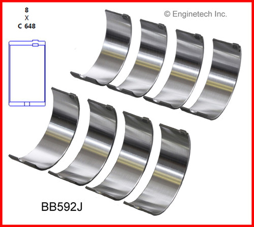 Connecting Rod Bearing Set - 1988 Jeep Wrangler 2.5L (BB592J.J96)