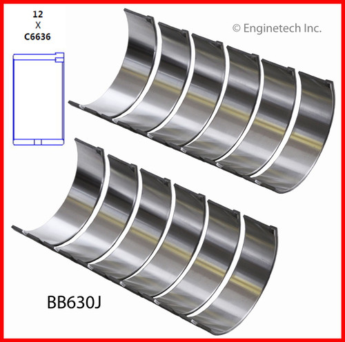 Connecting Rod Bearing Set - 1990 Dodge D150 3.9L (BB630J.F60)