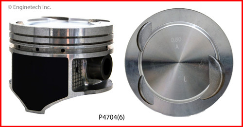 Piston Set - 1995 Mazda MPV 3.0L (P4704(6).A4)