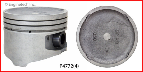 Piston Set - 2002 Hyundai Santa Fe 2.4L (P4772(4).B12)