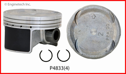 Piston Set - 2005 Honda CR-V 2.4L (P4833(4).A8)