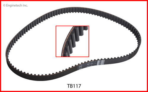Timing Belt - 1986 Mazda 626 2.0L (TB117.A2)