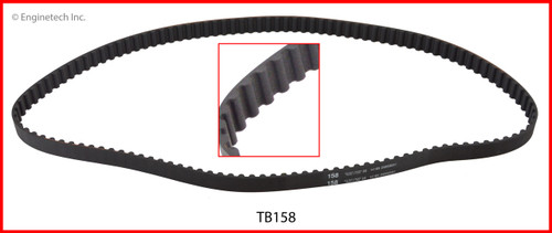 Timing Belt - 1988 Dodge Ram 50 2.0L (TB158.D37)
