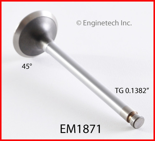 1986 Isuzu Impulse 1.9L Engine Exhaust Valve EM1871 -8