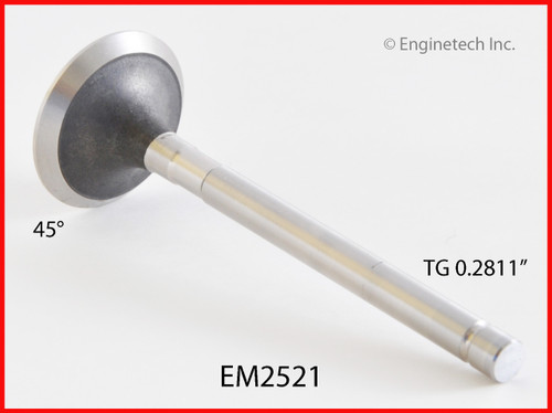 1986 Toyota Van 2.2L Engine Exhaust Valve EM2521 -3