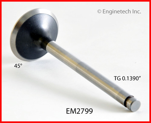 1989 Isuzu Trooper 2.6L Engine Exhaust Valve EM2799 -7