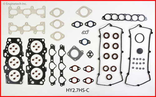 2008 Hyundai Tiburon 2.7L Engine Cylinder Head Gasket Set HY2.7HS-C -18