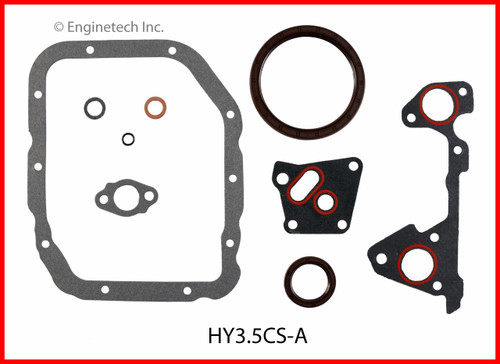 2006 Hyundai Santa Fe 3.5L Engine Lower Gasket Set HY3.5CS-A -12