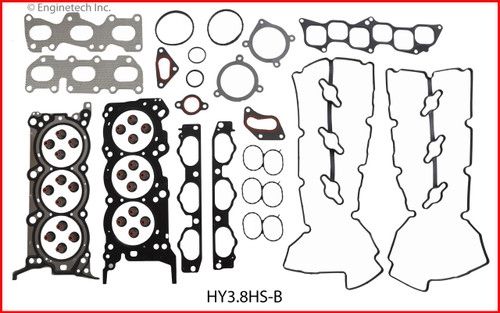 2009 Hyundai Azera 3.8L Engine Cylinder Head Gasket Set HY3.8HS-B -12