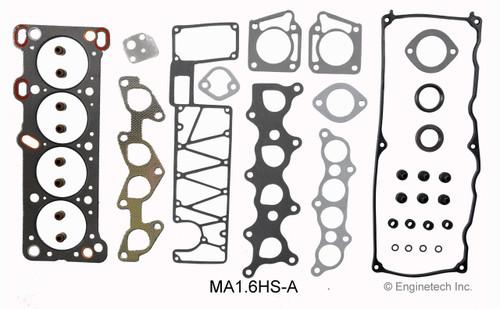 1989 Mazda 323 1.6L Engine Cylinder Head Gasket Set MA1.6HS-A -6