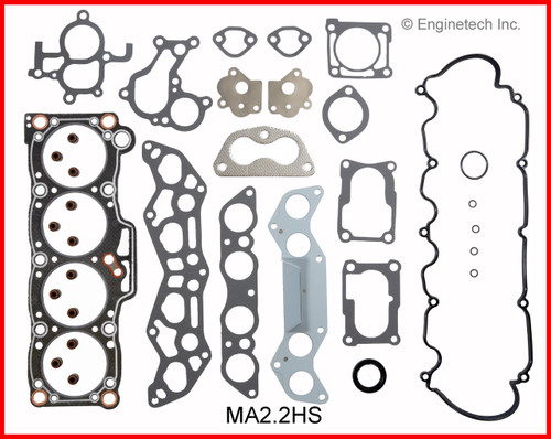 1989 Mazda 626 2.2L Engine Cylinder Head Gasket Set MA2.2HS -4