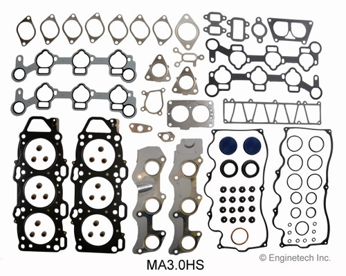 1988 Mazda 929 3.0L Engine Cylinder Head Gasket Set MA3.0HS -1