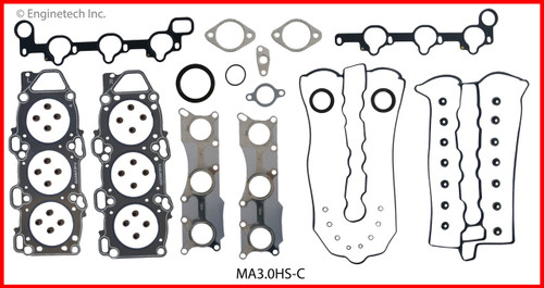 1992 Mazda 929 3.0L Engine Cylinder Head Gasket Set MA3.0HS-C -1