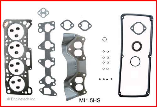 1991 Mitsubishi Mirage 1.5L Engine Cylinder Head Gasket Set MI1.5HS -2