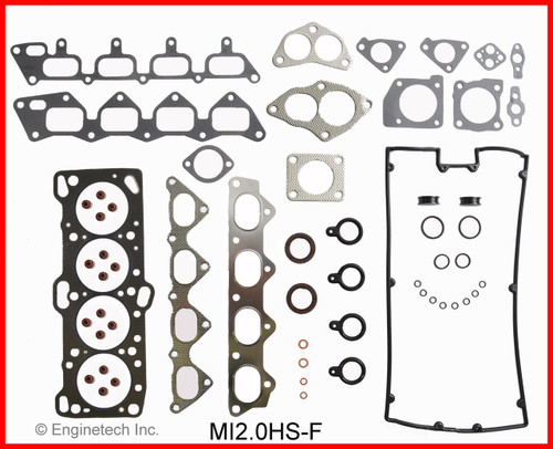 1989 Mitsubishi Mirage 1.6L Engine Cylinder Head Gasket Set MI2.0HS-F -2