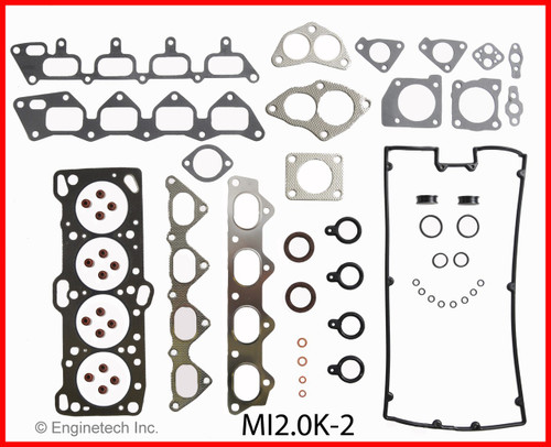 1995 Mitsubishi Eclipse 2.0L Engine Gasket Set MI2.0K-2 -14