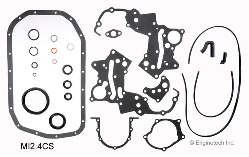 1990 Dodge Ram 50 2.4L Engine Lower Gasket Set MI2.4CS -8