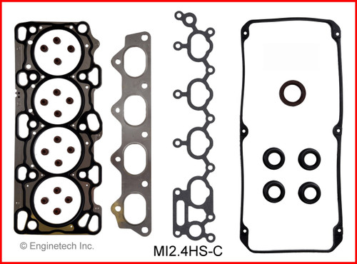 2000 Mitsubishi Galant 2.4L Engine Cylinder Head Gasket Set MI2.4HS-C -3