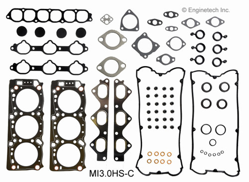 1996 Mitsubishi 3000GT 3.0L Engine Cylinder Head Gasket Set MI3.0HS-C -28