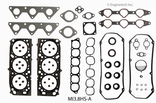 2006 Mitsubishi Endeavor 3.8L Engine Cylinder Head Gasket Set MI3.8HS-A -5