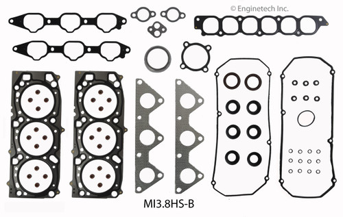 2006 Mitsubishi Eclipse 3.8L Engine Cylinder Head Gasket Set MI3.8HS-B -1