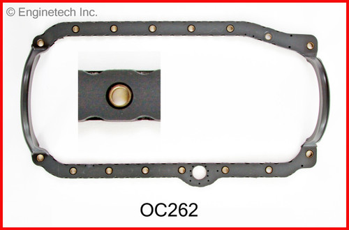 1986 Chevrolet P40 4.3L Engine Oil Pan Gasket OC262 -11