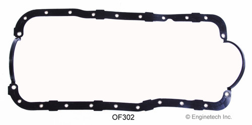 1986 Ford Mustang 5.0L Engine Oil Pan Gasket OF302 -3