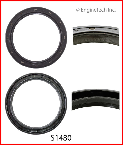 1989 Cadillac Seville 4.5L Engine Crankshaft Seal S1480 -34
