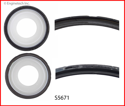 2008 GMC Savana 2500 4.8L Engine Crankshaft Seal S5671 -474 2008 GMC Savana 2500 4.8L Engine Crankshaft Seal S5671 -474