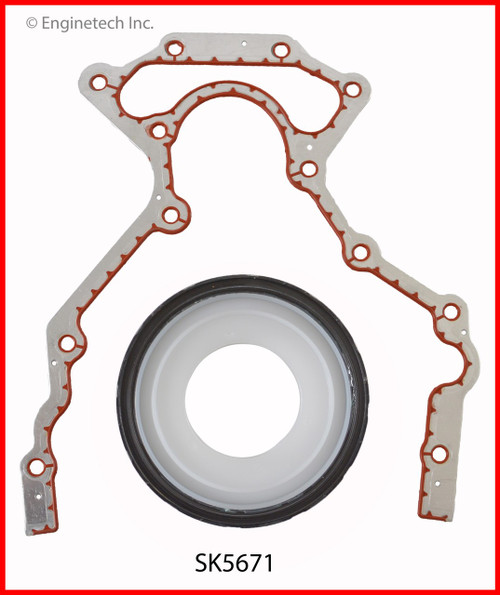 2000 GMC Sierra 1500 5.3L Engine Crankshaft Seal SK5671 -25